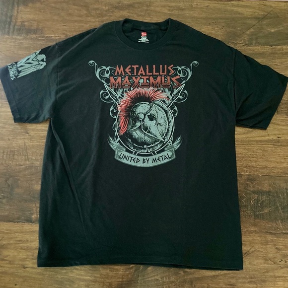 Metal Shirt Metallus Maximus black XL NWOT - Picture 2 of 5
